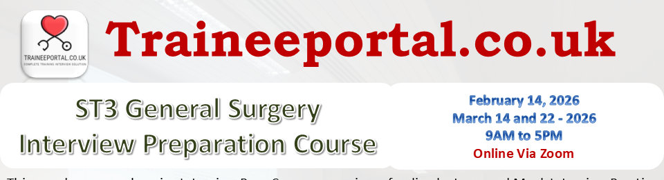 ST3 General Surgery Interview Preparation Courses 2026