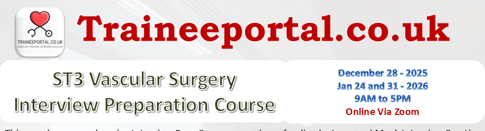 ST3 Vascular Surgery Interview Preparation Courses 2026