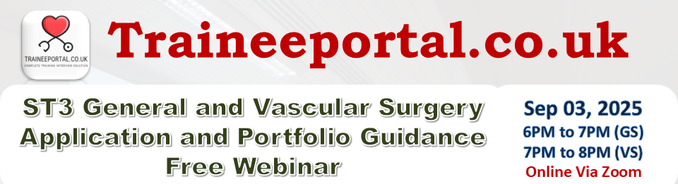 ST3 General and Vascular Surgery Application and Portfolio Guidance